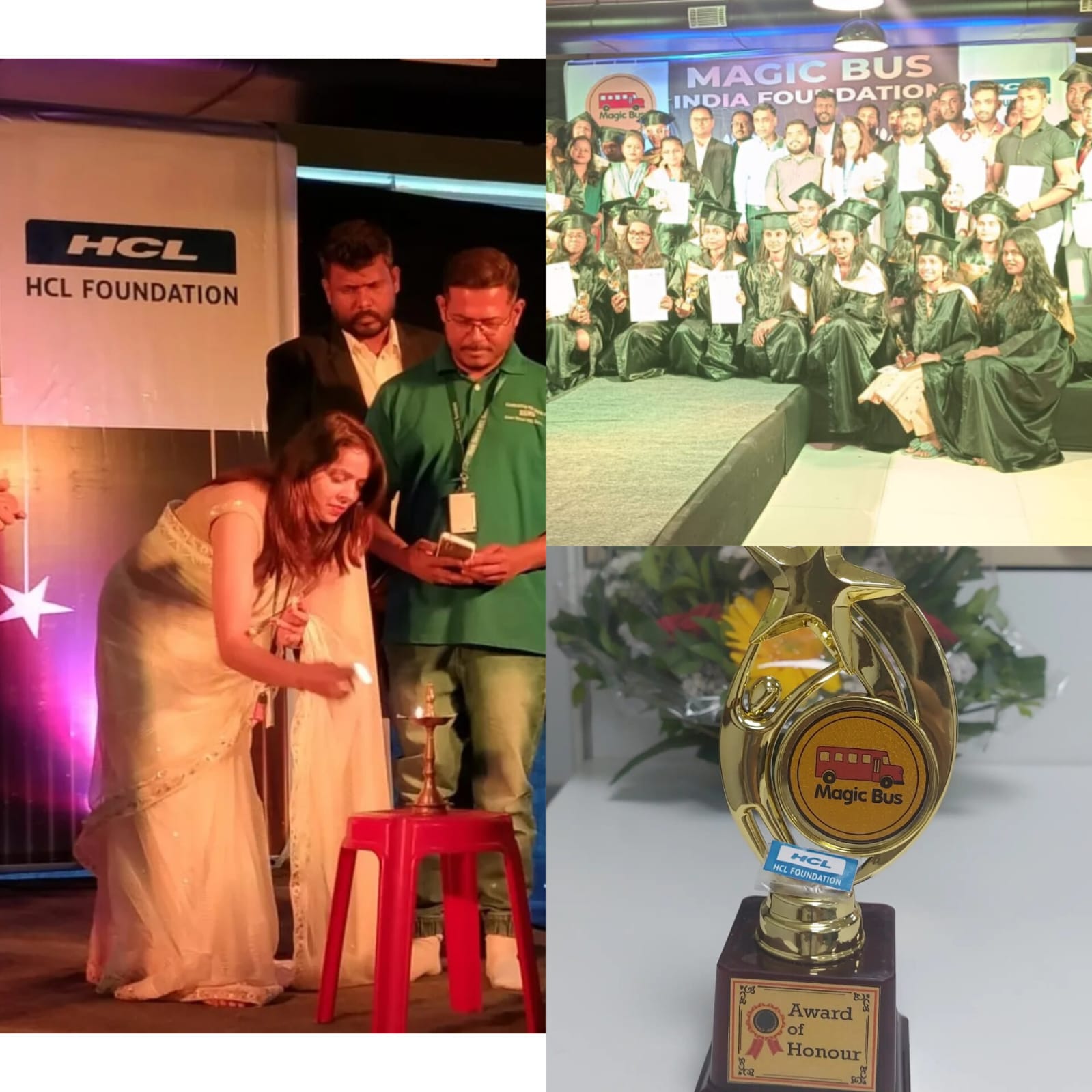 CSR engagement with Magic Bus India Foundation & HCL Foundation